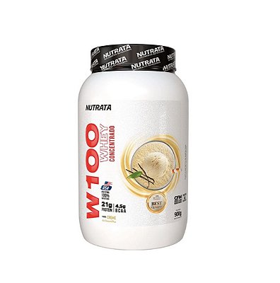 WHEY PROTEIN CONCENTRADO W100 900G - NUTRATA