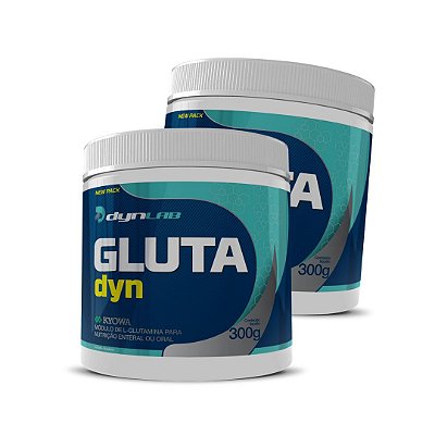 COMBO 2 POTES GLUTAMINA 300GR - DYNAMIC LABS