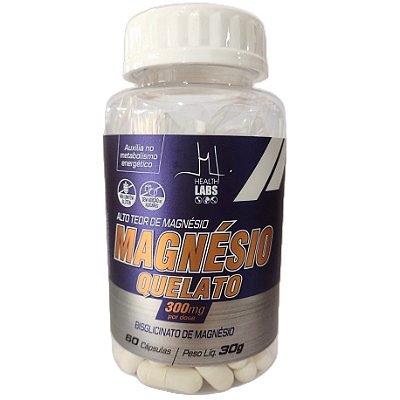 MAGNÉSIO QUELATO 300MG 60CAPS