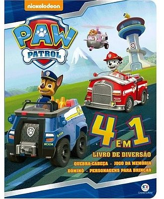 Livro 4 em 1 Paw Patrol