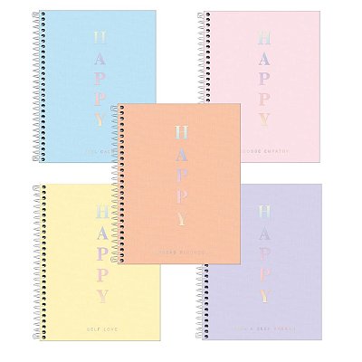 Caderno Colegial Happy 160 Folhas