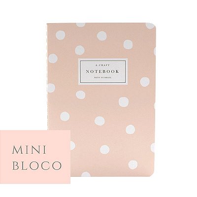 Mini Bloco para Planner Modular Champagne Rosé