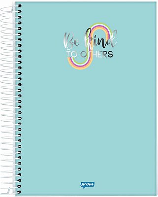 Caderno Universitário Wish 80 Folhas