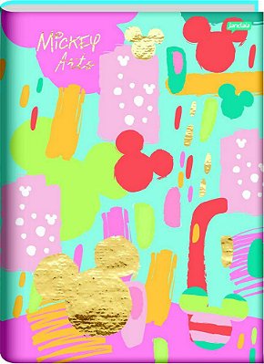 Caderno Brochura Mickey Mouse Arts 80 Folhas