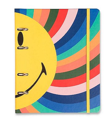 Caderno Fichário 4 Furos Sol Smile