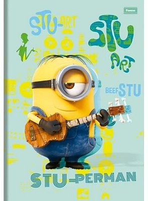 Caderno Brochura Minions 96 Folhas