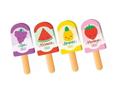 Kit 3 quadros placas decorativas sorvete ice cream - 04s