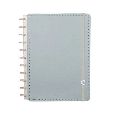 Caderno Inteligente Azul Pastel Grande