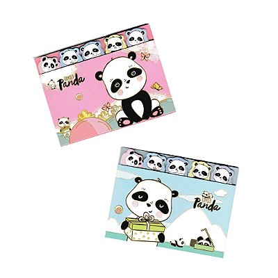 Kit de blocos adesivos Panda