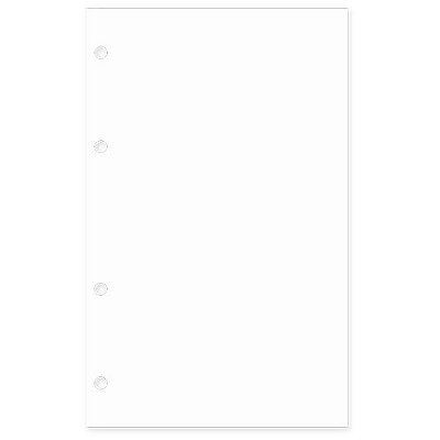 Refil Planner Organizador 125x200mm Em Branco