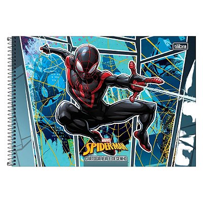 Caderno Cartografia e Desenho Homem Aranha