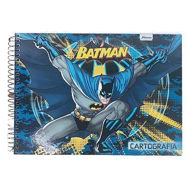 Caderno de Cartografia do Batman 96 Folhas