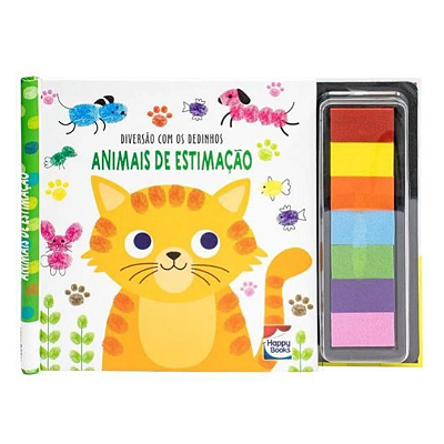 Livro Diversão com Dedinhos - Animais de Estimação