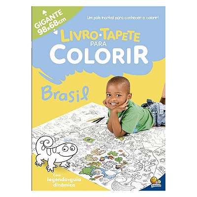 Livro Tapete para Colorir - Brasil