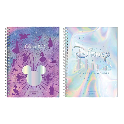 Agenda Planner Espiral 100 Anos da Disney 2024 - 192 Folhas