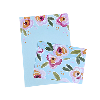 Papel de Carta Floral