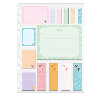 Kit Bloco Adesivo Post It Formato Flores 150 Folhas Art & Hobby - eCasaDecor