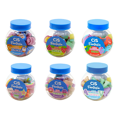 Kit Mini Borrachas Fantasia