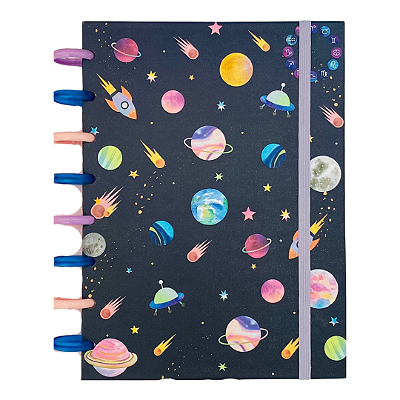 Caderno de Disco Espaço