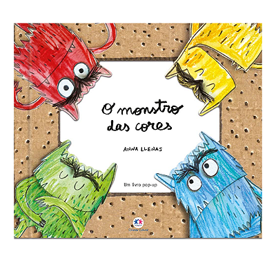 Livro Pop-Up "O monstro das cores" - Anna Llenas