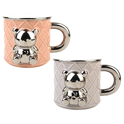 Caneca de Urso Metálica