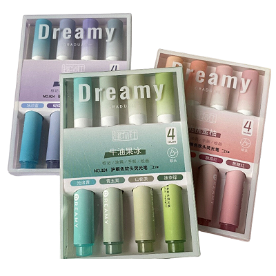 Kit de Mini Marca-Texto Dreamy Degradê - 4 cores