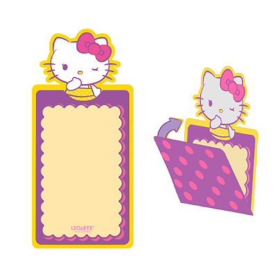 Bloco Adesivo Envelope Hello Kitty