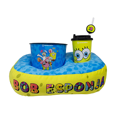 Kit Pipoca Infantil Bob Esponja