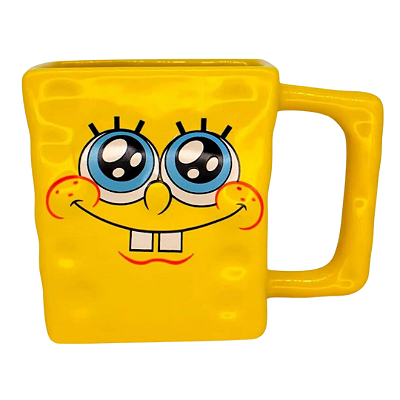 Caneca Quadrada Bob Esponja - 450ml