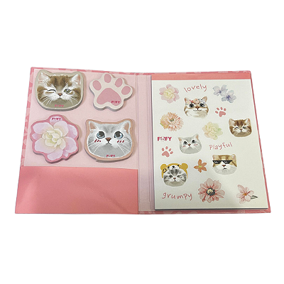 Kit Bloquinhos Gato - 5 Peças