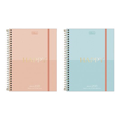 Planner Espiral Happy 2025