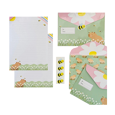 Kit Papel de Carta Capivara