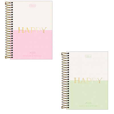 Agenda Espiral Happy 2025