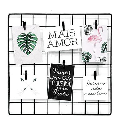 Memory Board Preto 40x40cm