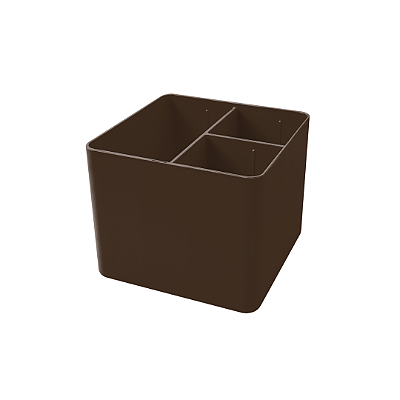 Porta Objetos Brigadeiro com 3 Divisórias