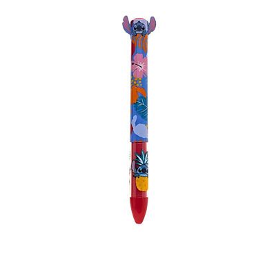 Caneta Esferográfica Stitch Bicolor Retrátil 1.0mm