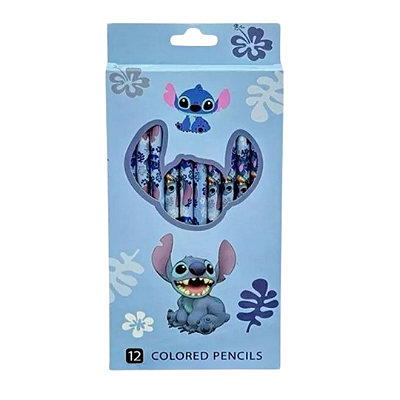 Lápis de Cor Stitch 12 cores