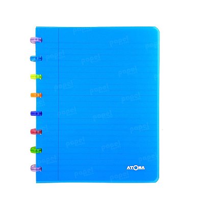 Caderno de Discos Azul Tutti Frutti A5