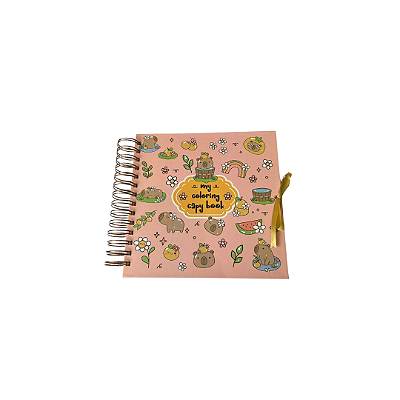 Caderno de Colorir Capivara