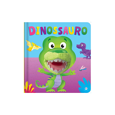 Livro Fantoche Dinossauro