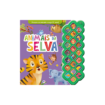 Livro Sonoro Animais da selva
