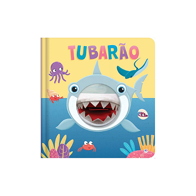 Livro Fantoche Tubarão