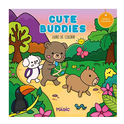 Cute Buddies - Livro de Colorir
