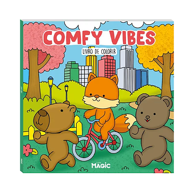 Comfy Vibes - Livro de Colorir