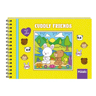 Cuddly Friends - Livrão para Colorir
