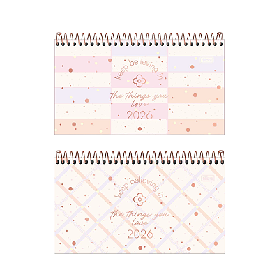 Agenda Espiral Semanal de Bolso 16,7 x 8,9 cm Soho 2026