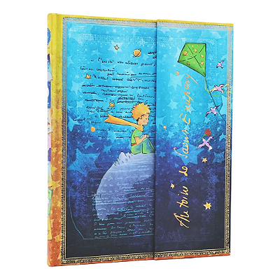 Caderno Paperblanks O Pequeno Princípe Pautado Ultra