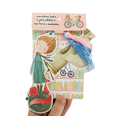Kit com 2 Marcadores de Livro Pequeno Príncipe