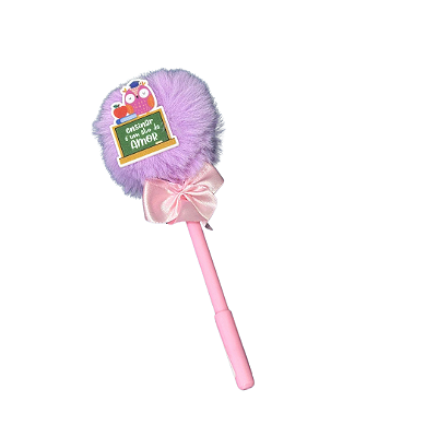 Caneta com Pompom Ensinar é um Ato de Amor