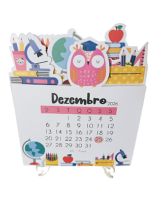 Calendário 2026 Corujas